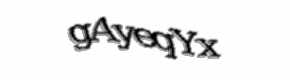 Security check image, please type the characters shown