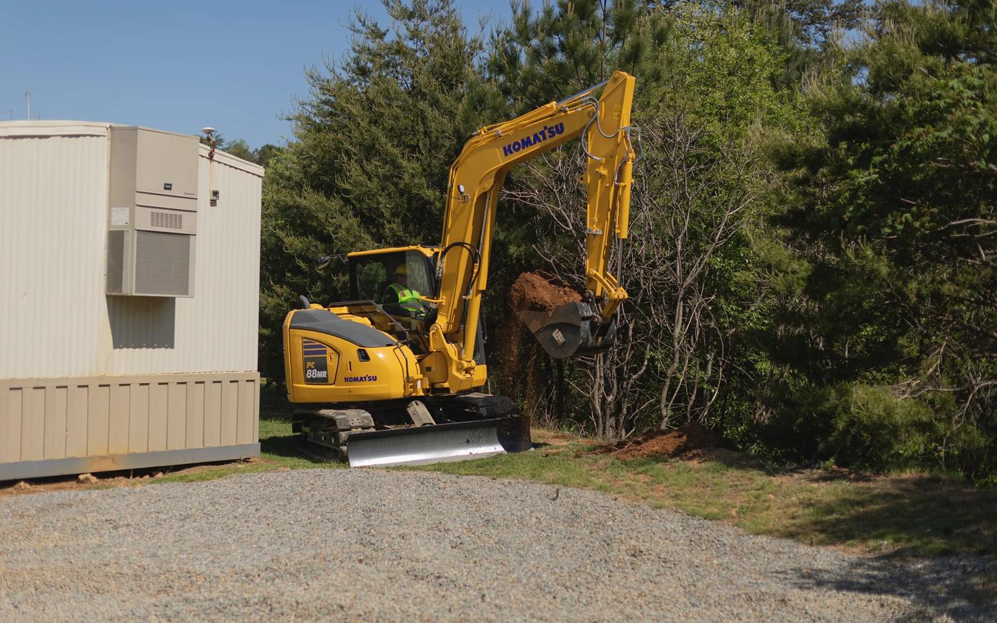 Komatsu PC88MR-11 Compact Excavators Specs | SMS Equipment