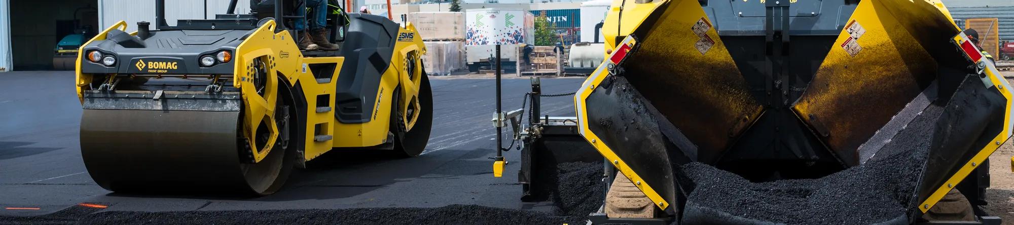 Pay no interest for 36 months on select new BOMAG asphalt products