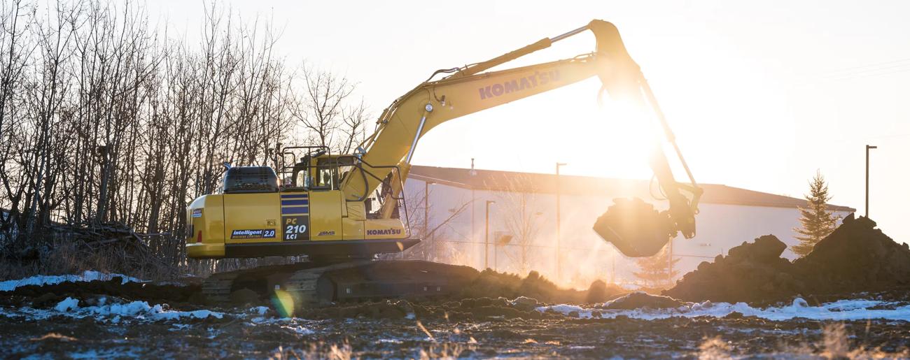Komatsu Excavators:<br />Built to outlive, outlast, outperform.