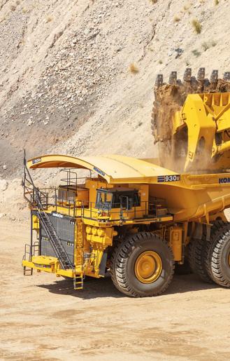 <img src="https://contentbucket.smsequipment.com/transform/8b773fac-ced3-4ce2-b877-e0de16f25f82/web_Komatsu_Logo_WH"><br />930E-5: A Best-In-Class Electric Truck You Can Trust