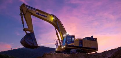 Les excavatrices Komatsu