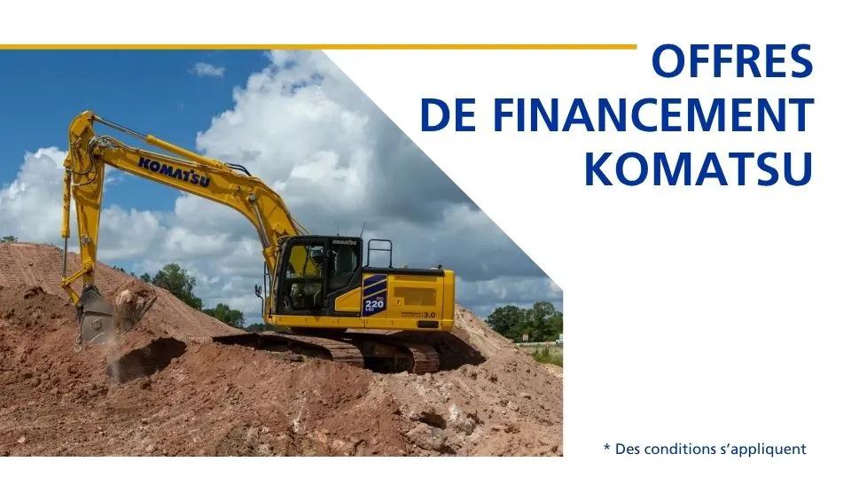 Offres de financement Komatsu