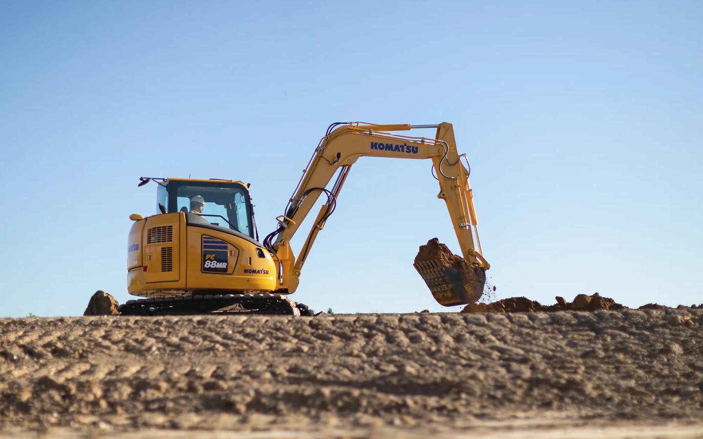 Komatsu PC88MR-11 Compact Excavators Specs | SMS Equipment