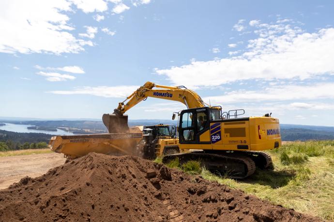 Next-generation -12 series features the most comfortable and advanced working environment Komatsu has ever created for excavators